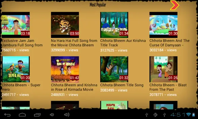 ChhotaBheemVideos android App screenshot 1