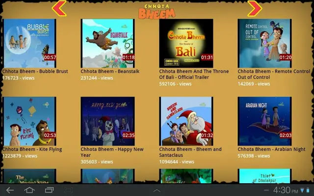 ChhotaBheemVideos android App screenshot 4